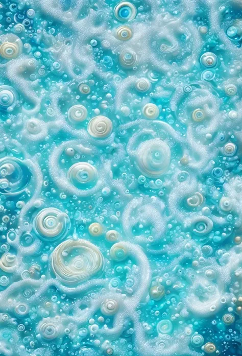 The underwater world，Foam，Different circles