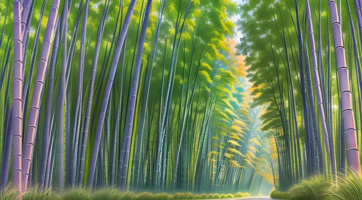 Anime Style、bamboo forest