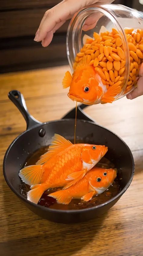 Goldfish scooping