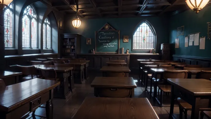 harry potter classroom view, harry potter school, 