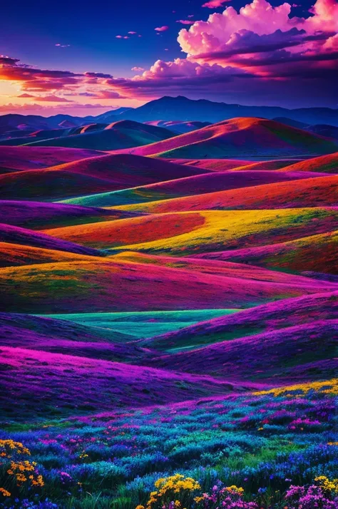 psychedelic landscape