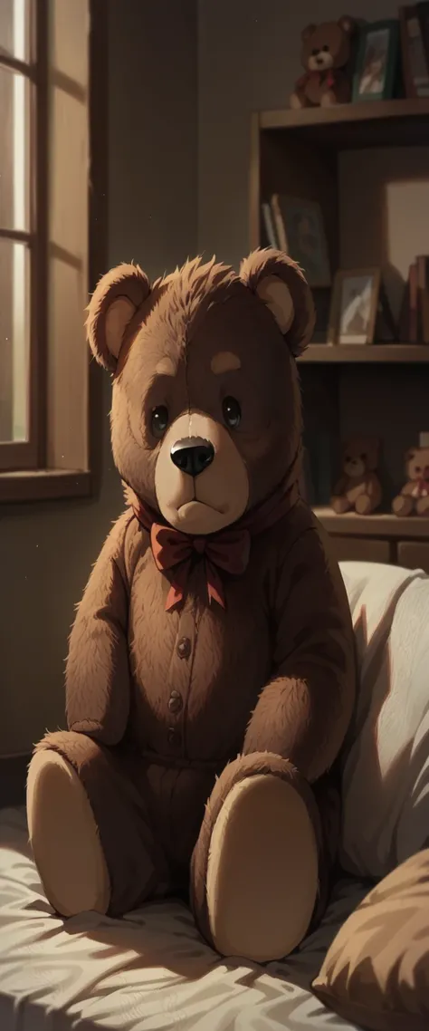 tedy is a brown teddy bear