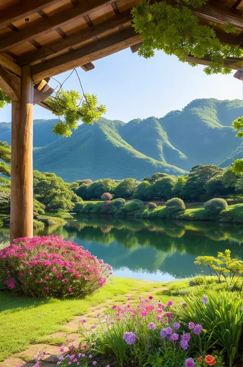 ((Highest quality)), ((masterpiece)), (detailed), Japanese,landscape,Beauty,cute