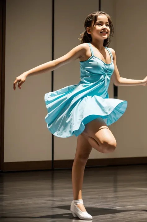 a girl dancing