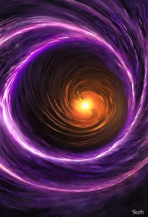  Dragon,black scalie,purple aura,Has the power of a black hole, skeb artwork