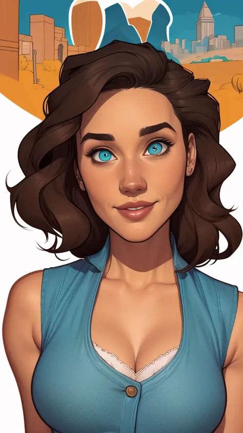 cartoon style:1.2), Brazilian cartoon image of a woman , sensual clothes , super cute girl, authoritarian would be facial expressioncartoon style illustration, Cartoon art style, Cartoon art style, digital illustration style, highly detailed character desi...