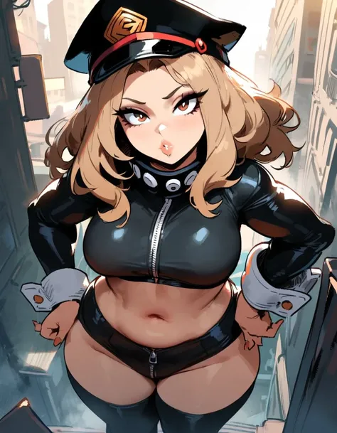 1girl, utsushimi kemii, boku no hero academia  masterpiece, best quality, very aesthetic, absurdres, newest  slim body,///// ,by nyantcha,cutesexyrobutts , by khyle,,////// beautiful face,  light brown hair  ,plump and glossy lips, . , looking at viewer, c...