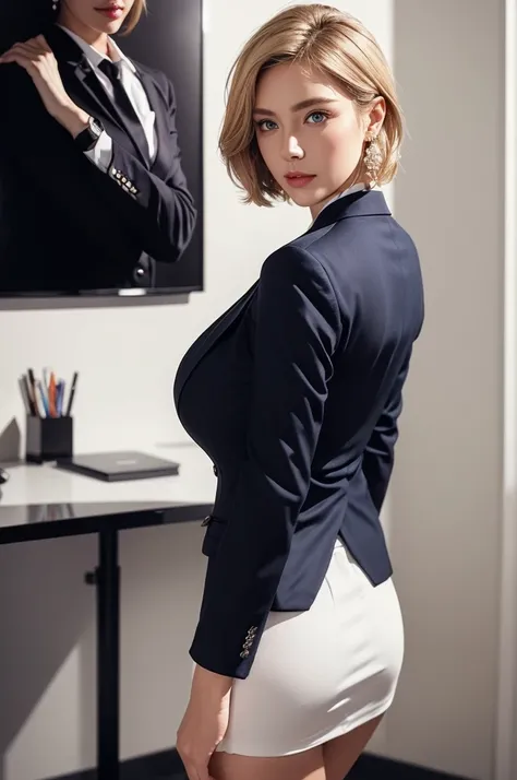 a woman walking in the office hall, a white wall, a grey table, plants, sexy poses, blur background, focus,
(((masterpiece))), ((best quality)), ((intricate detailed)), ((Hyperrealistic)), absurd res, milf, mature woman, perspective, highly detailed, illus...