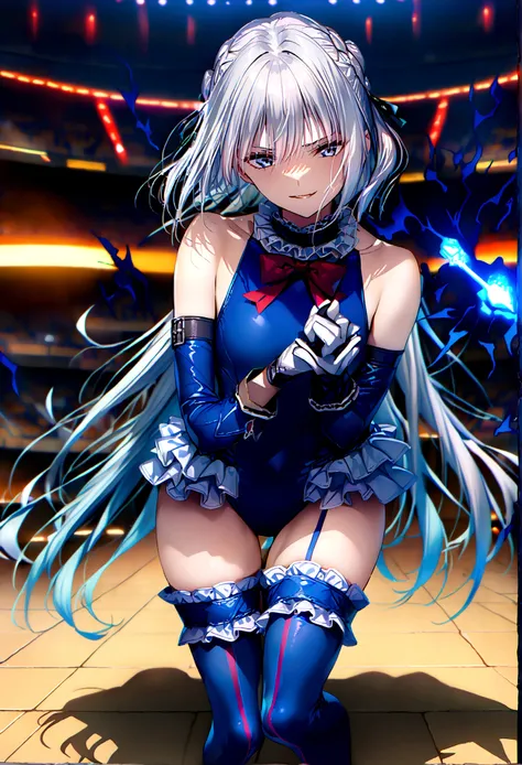 sharp focus, 12k, ultra hi resolution picture, 1girl, full body,dark aura,evil smile, masterpiece, best quality, very aesthetic,...