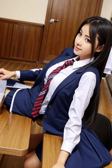 Girls wearing school uniforms are very sexy.