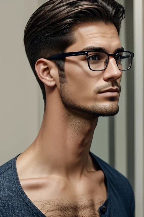 Create the ideal boy for me (defined jaw, tall, they wear glasses)