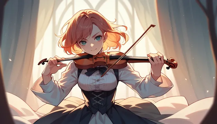 Girl Playing the Violin