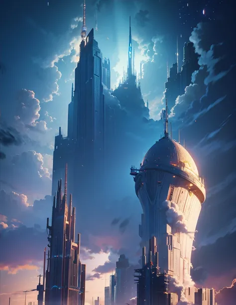 Megastructure Tower Fantasy Sci-Fi Top Quality Universe: An Exquisite Galactic Masterpiece

A masterpiece of the cosmos, the Megastructure Tower, shines as a beacon of innovation and wonder, showcasing the pinnacle of galactic ingenuity. The structure boas...