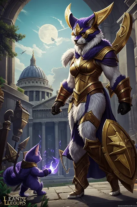 Panthéon de league of legend, version furry
