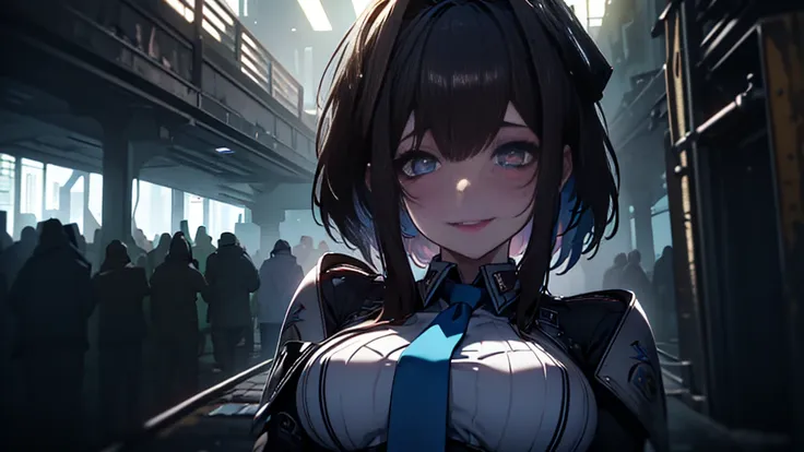 ((best quality)), ((masterpiece)), (detailed:1.4), 3d, an image of a beautiful cyberpunk female, yandere , yandere face , trance...