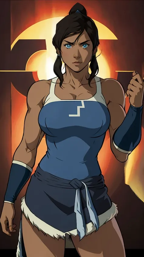 muscle woman korra