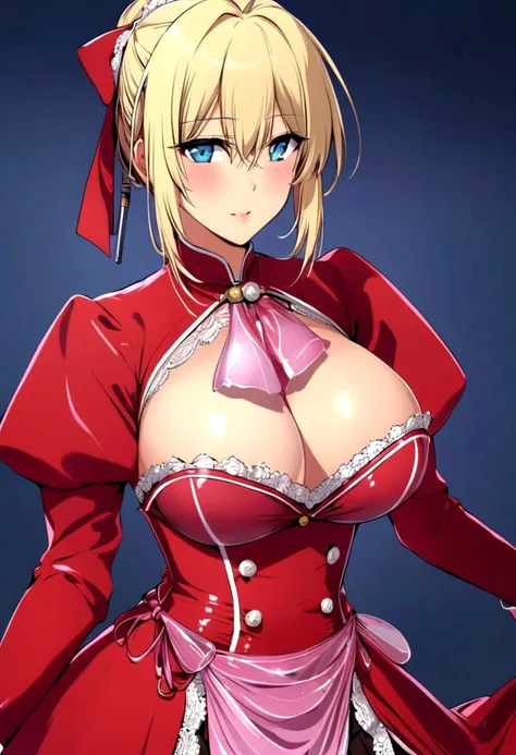 Saber big breasts Clothes made from condoms 