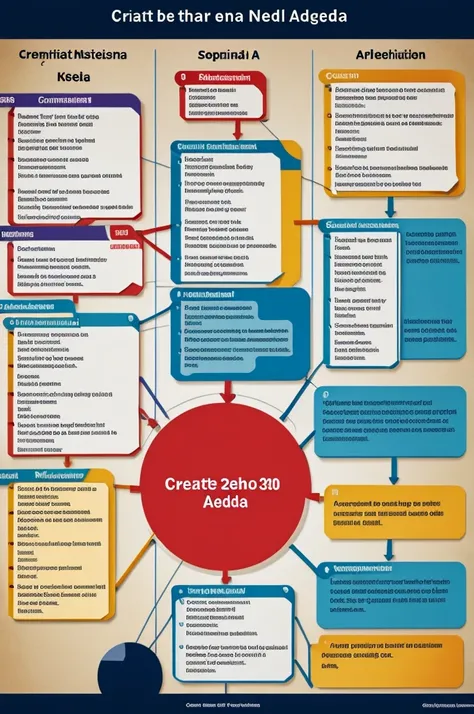 Create a concept map that talks about the agenda 20 - 30