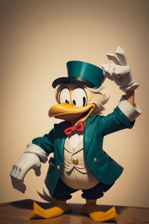 Scrooge McDuck drawing in 4k