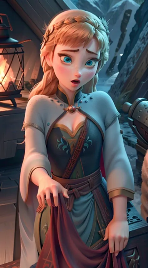 ana of arendelle, ahegao,