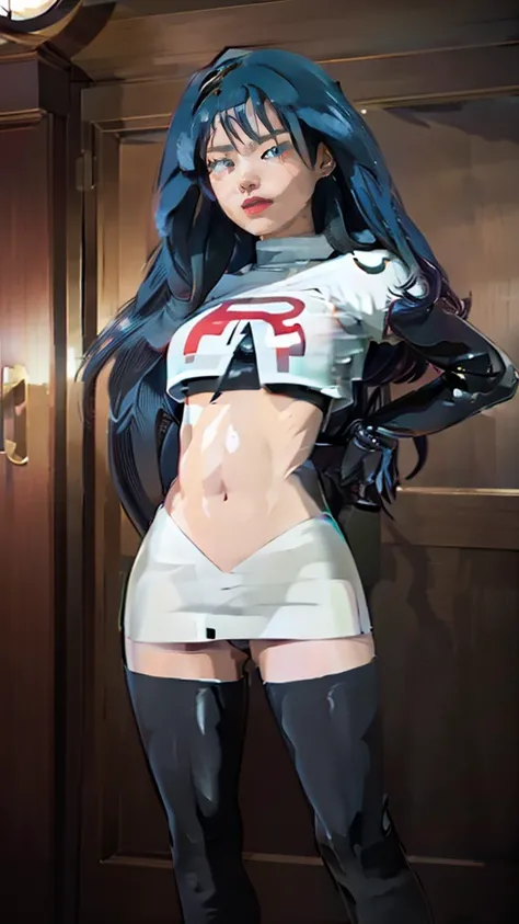 (masterpiece,best quality,In 8K,very detailed,high resolution,realistic,totally:1.2),  (body in perfect balance), (perfect body), Legs spread, wearing a latex miniskirt , pussy, Sexy, Lori, Lori타, long hair, big tits exposed,  Ahegao, (show me your pussy),...