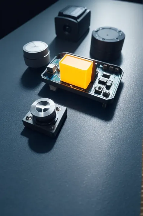 A small sensor that, when applied to materials, can measure the centimeters of the material

