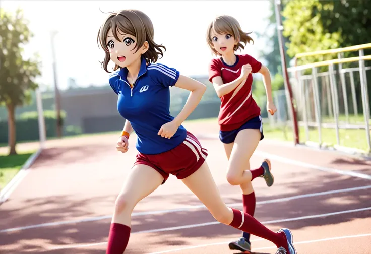 girl love live watanabe you   track  uniform running