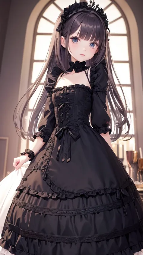 Princess　Gothic　Lolita　dress　night　moon