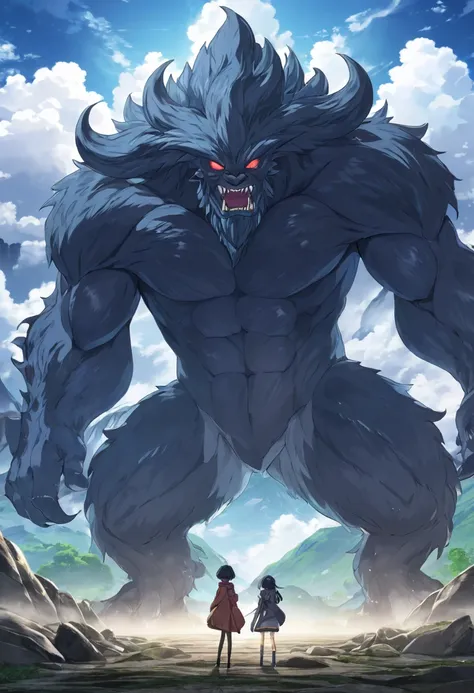 (masterpiece), (highest quality),anime style, any humans, giant monster, , random background,