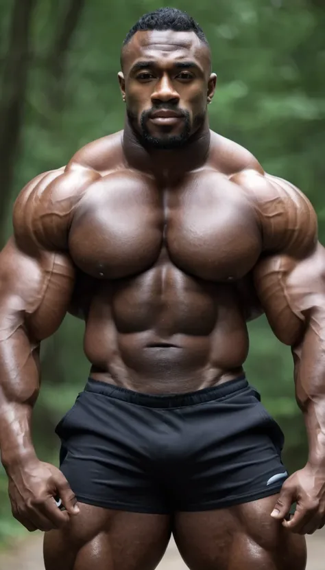 ,sunburn skin dark Black American Bodybuilder,Very Big Bodybuilder muscle man,Japanese man,Harry Aikines、Fat Muscle、Developed muscleature atmosphere、Very musclefat,Small face、36yo,Oversized Big body,no body hair,naked,Very bulky Big underboobs, Skin with v...