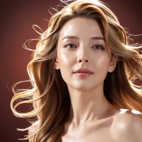 Beautiful mature woman with wavy long blond hair, she is alluring, Ultra-high resolution,(Realistic:1.4), ((Highest quality)), ((masterpiece)), (be familiar with),