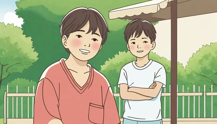 Illustration of heat stroke prevention、Boy