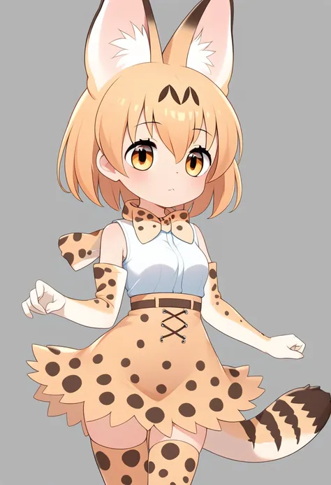 score_9, score_8_up, score_7_up, score_6_up, score_5_up, score_4_up, source_anime, 1girl, loli, servalkemono, serval ears, print...