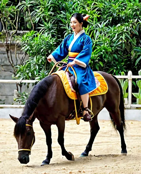 Asian riding no pau