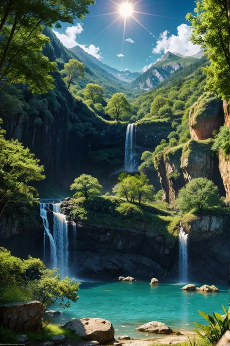 Animational beautiful place wallpaper 