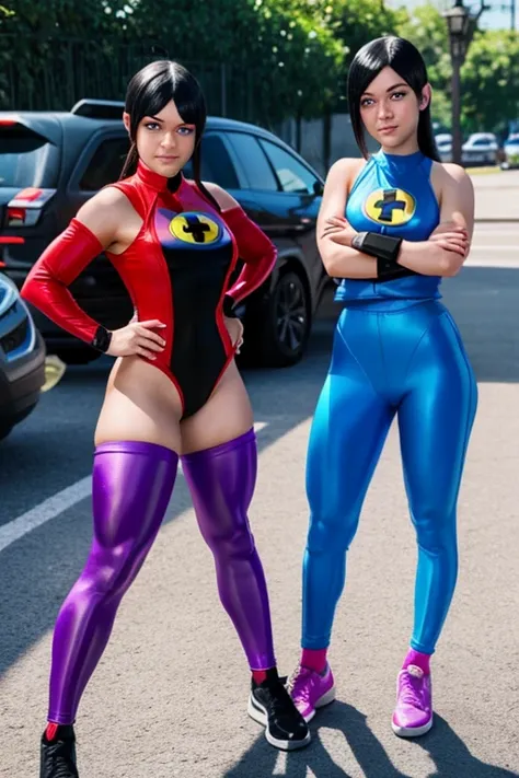 R. Mika, Violet Parr, Incredibles, Street Fighter, crossover, cross-over