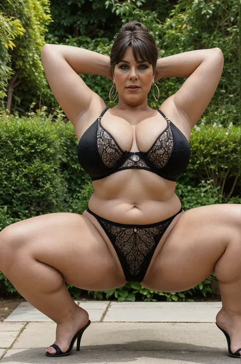 fat fashion, a beautiful old lady, 50 years old, curvy body, wearing sexy hot mini fun larger mesh free micro bikini, realistic, chubby, intricate, hyper realistic, 8K, intricately detailed, cinematic, stunning realistic photography, perfectly detailed fac...