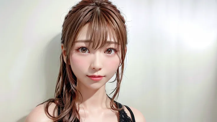 Highest quality, Realistic, Perfect Human Anatomy, Very detailed, Very delicate and beautiful, Raw photo, Professional Lighting, Illumination, Depth of written boundary, Single focus, whole body, Skinny Japanese woman, 30-year-old woman, Brown Hair, Small ...