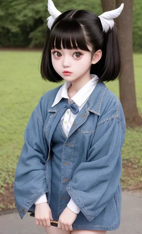 A cute girl who looks like Kanna Hashimoto