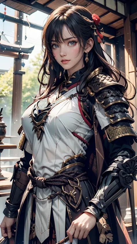 24-year-old woman、Japanese Armor((Armor))Wear