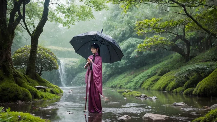 rain,umbrella,Fairyforest,Xin Haicheng