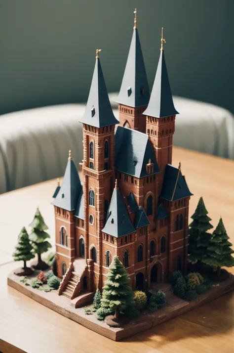 Create a tiny castle
