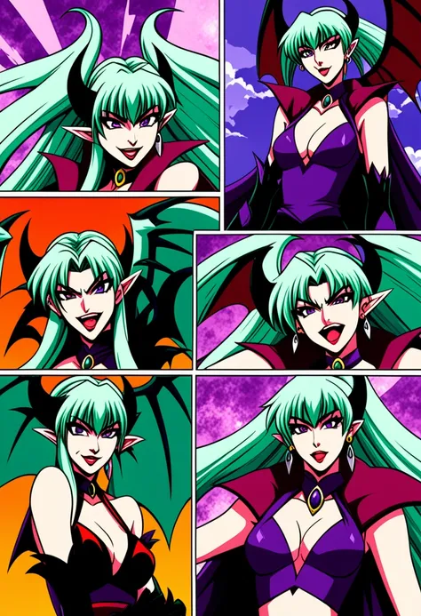 anime_style comics_darkstalkers_morrigan_aensland character