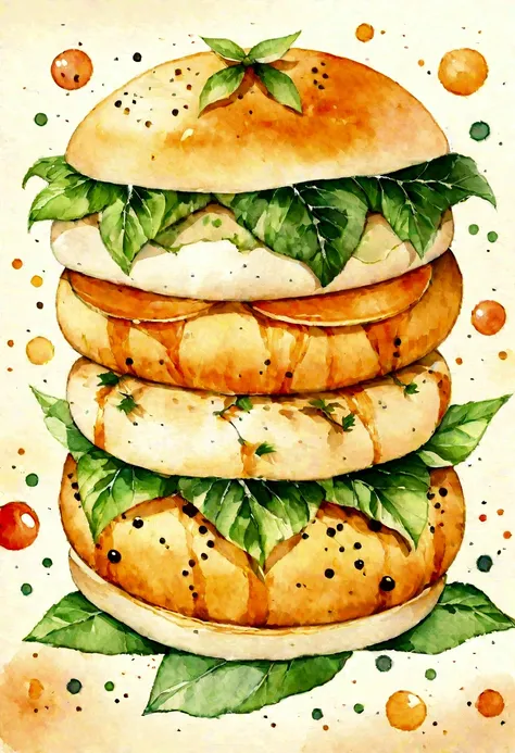 amazing food illustration, illustration, local foods, aquarelle, fruits, watercolor painting style, super realistic food picture, traditional drawing style, water color, watercolor illustration style, drawn image, water colour, aquarel, made of food, food ...