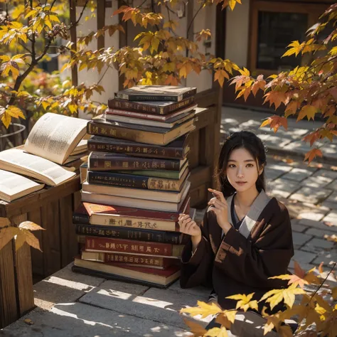 Meishi Used Books，Lanting Ancient Ink，The charm of autumn