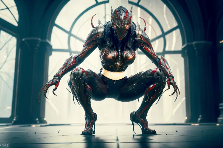 ((NSFWPASS))：free sexy(Scarlett Johansson), , Crouching, Armor Wide Pelvis, free ((seen thin fat sexy largest-area hairy pussy _oh yes))，Red glowing eyes,  elegant, intense, biology , armor, Rusty, Bloody wings, Solitary,  paw, vein,
Dramatic Lighting, 32k...