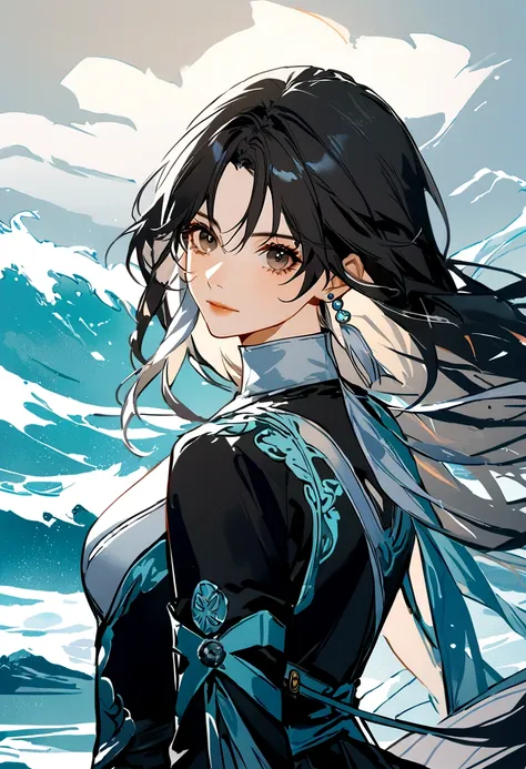 ((ultra quality)), ((ultra detailed)), 1girl, solo, jianxin, wuthering waves, looking to viewer,