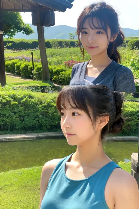 ((Highest quality)), ((masterpiece)), (detailed),Perfect Face,Japanese,landscape,Beauty,cute,Upper Body