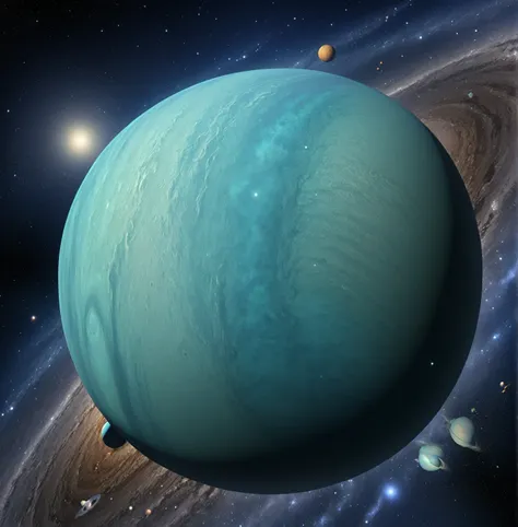 Solar system planet uranus and neptune 