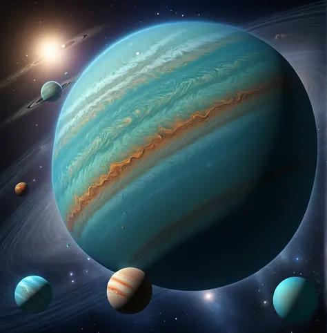 Solar system planet uranus and neptune 